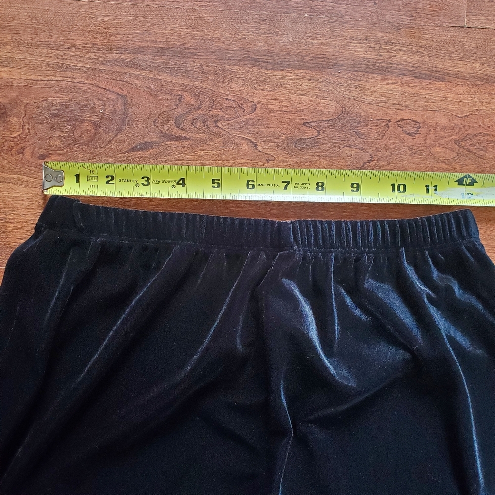 Vintage Black Velvet Maxi Skirt AGB Byer California Size Small S - Picture 4 of 7